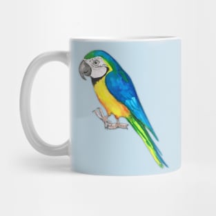 Blue and yellow macaw Mug